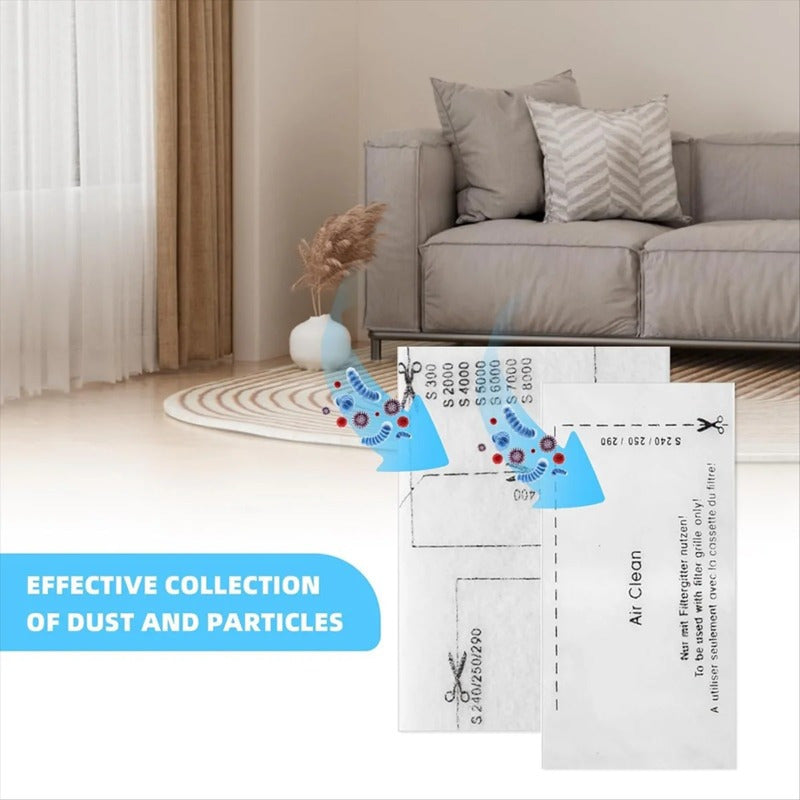 Set of 12 Vacuum Cleaner Filters for S8340 S8360 C1 C2 C3 Models Exhaust Replacement Parts