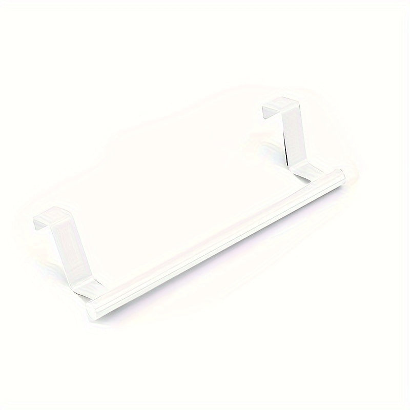 Perchero de acero inoxidable para puerta de armario de cocina colgador de trapos sin taladro