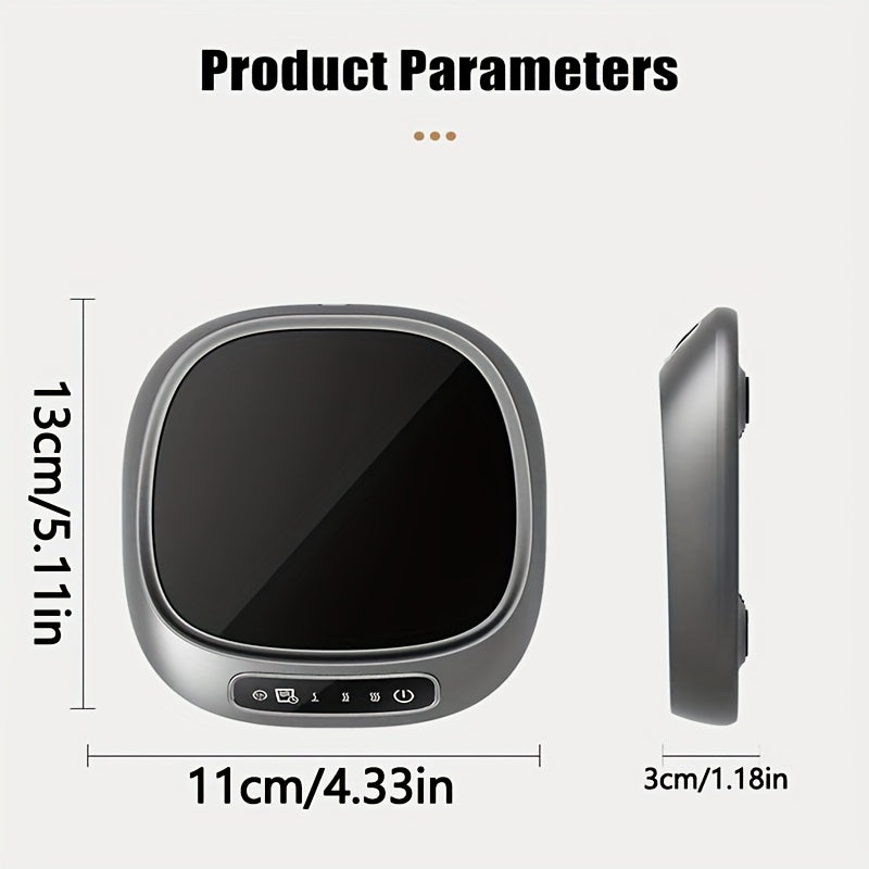 Thermal Coaster ABS Material Drink Warmer 3-Speed Adjustable Temperature