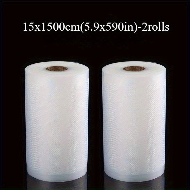 Bolsas para envasado al vacío de 1500cm de largo, resistentes a desgarros, sellables para conservación de alimentos