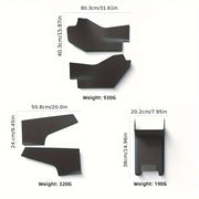 Полный комплект автомобильных ковриков против пробуксовки для Model Y, черный, TPE, защита в любую погоду