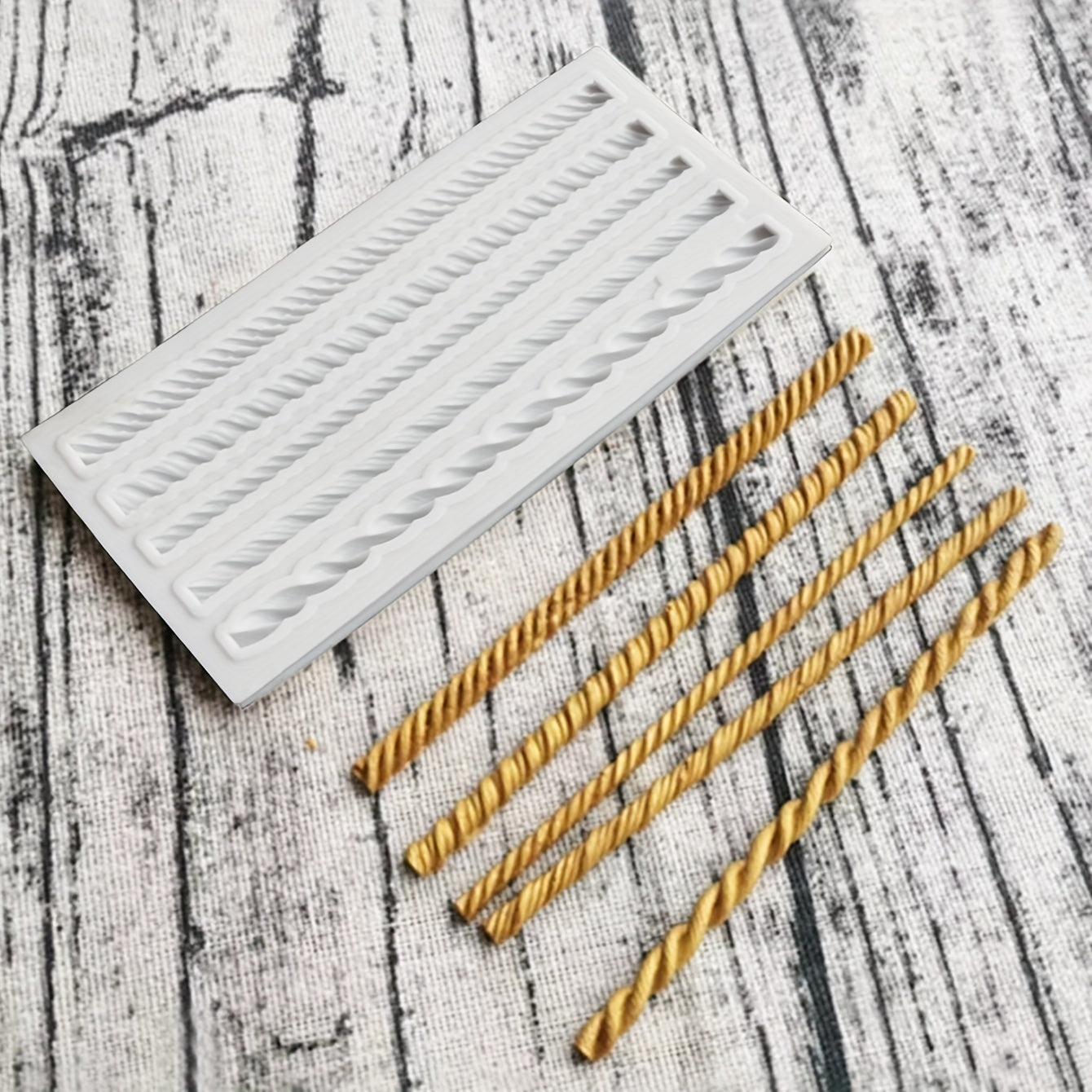 Fried Dough Twist Silicone Mold for Cake Decorating Baking Tools