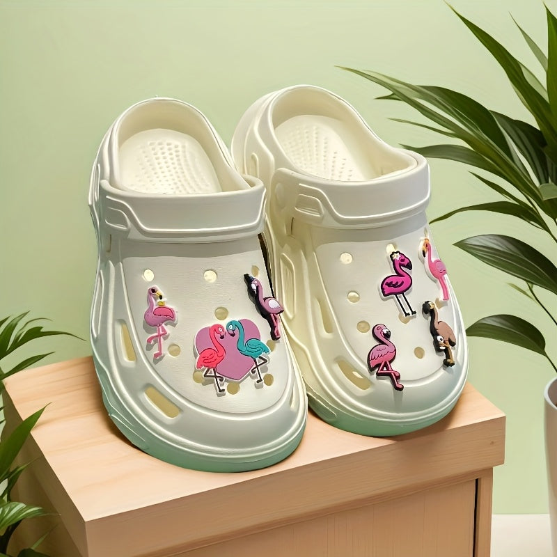 Women's Summer Fashion Hollow Shoes Sandals EVA Thick Sole Beach Footwear