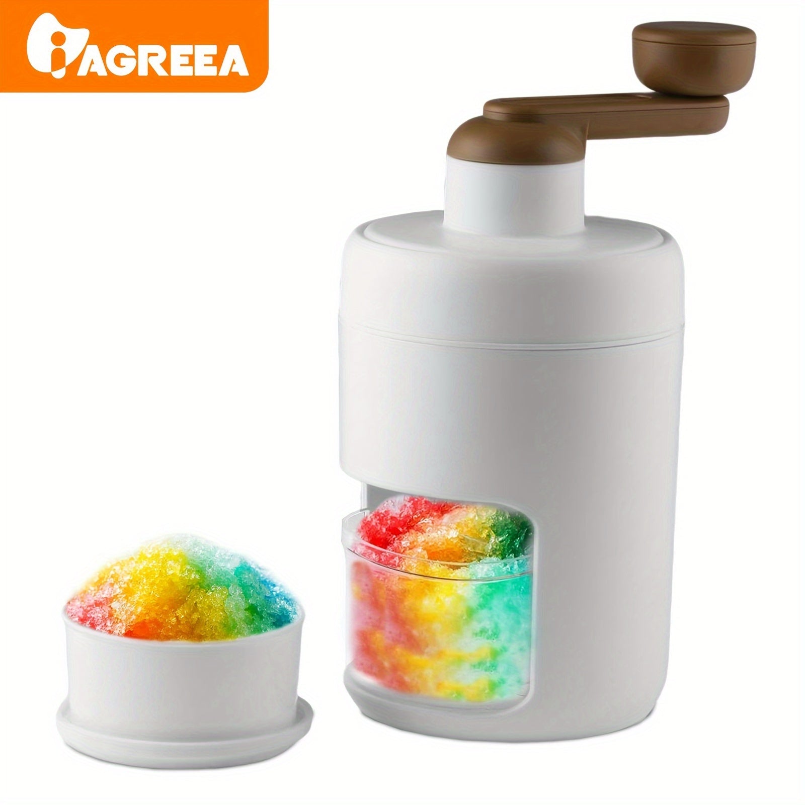 Ручная терка для льда из нержавеющей стали для снежных конусов и шейков