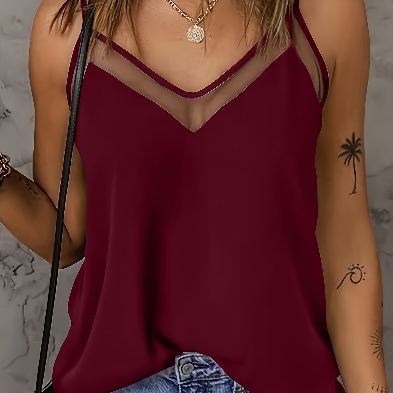 Women's Solid Color Camisole for Spring Summer Autumn Casual Fit