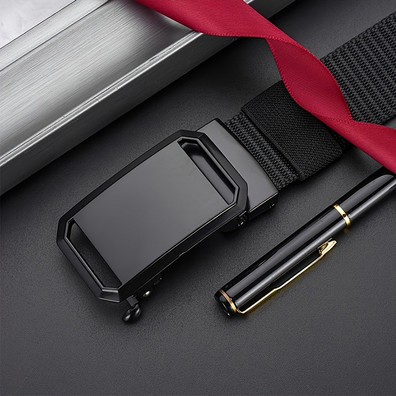 Мужской нейлоновый ремень с автоматической пряжкой для активного отдыха и повседневной носки