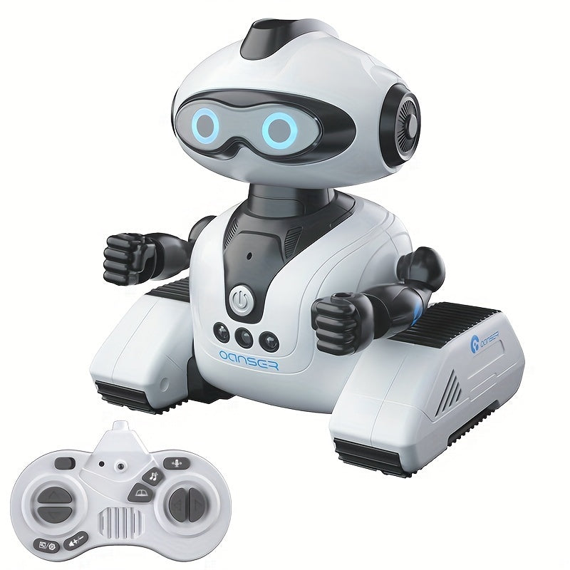 Gesture Sensing Robot for Kids 8+ with Storytelling Music Dance Programming White Pink
