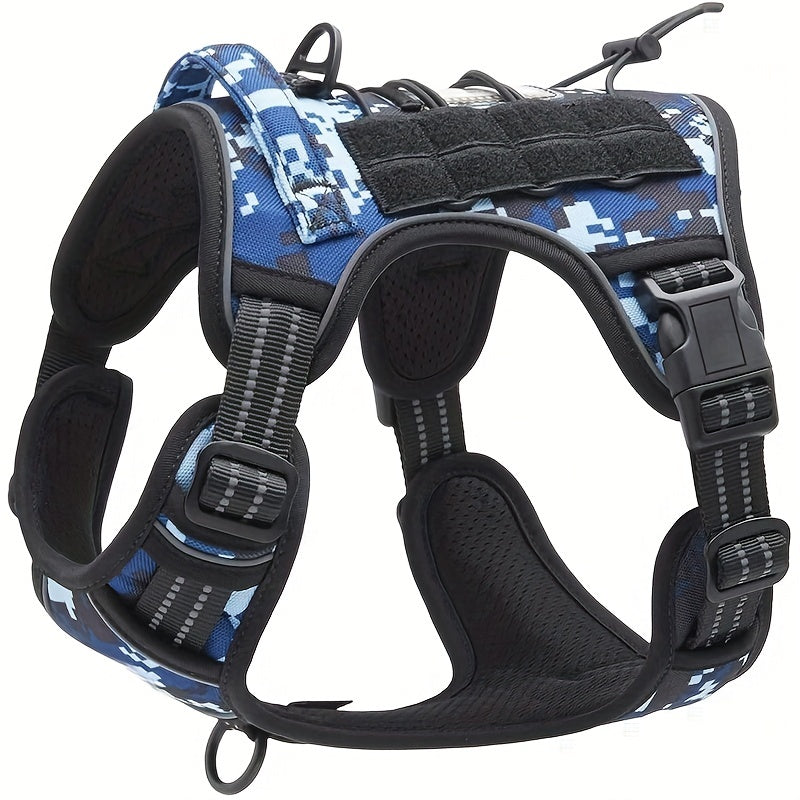 Reflective Dog Harness for Medium to Large Dogs with Adjustable Vest and Handle