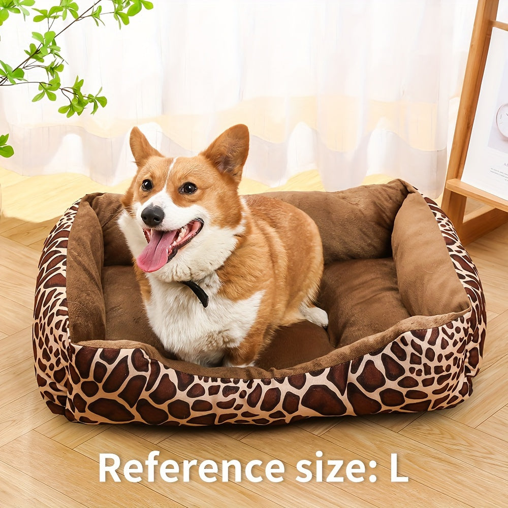 Large and Medium Dog Pet Bed Sofa Soft Cushion for Naps and Rest