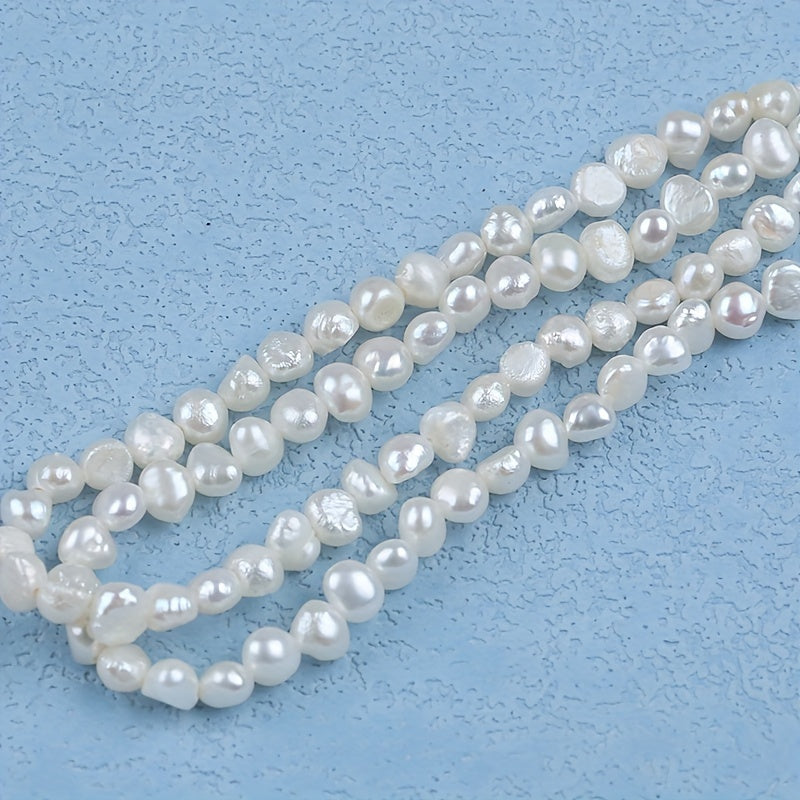 Freshwater Cultured Pearl Beads Strand 18cm 4-5mm Jewelry Making Supplies