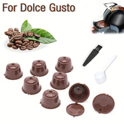 Set of 2 Coffee Capsule Pods Plastic Filters for Espresso Machines