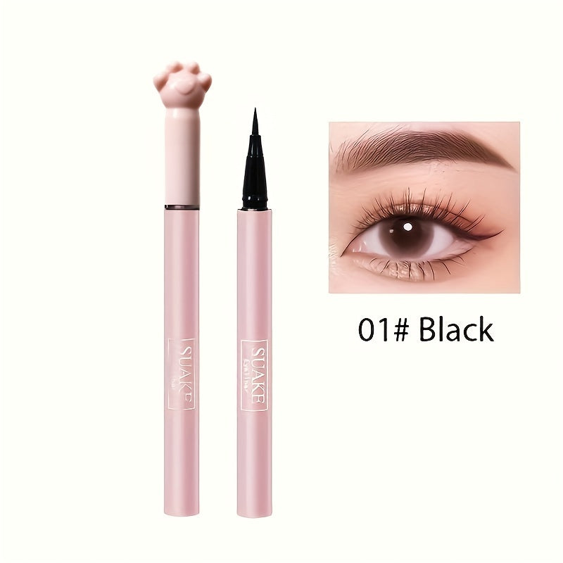Women's Waterproof Liquid Eyeliner Pen Smudge-Proof Long Lasting Black Brown