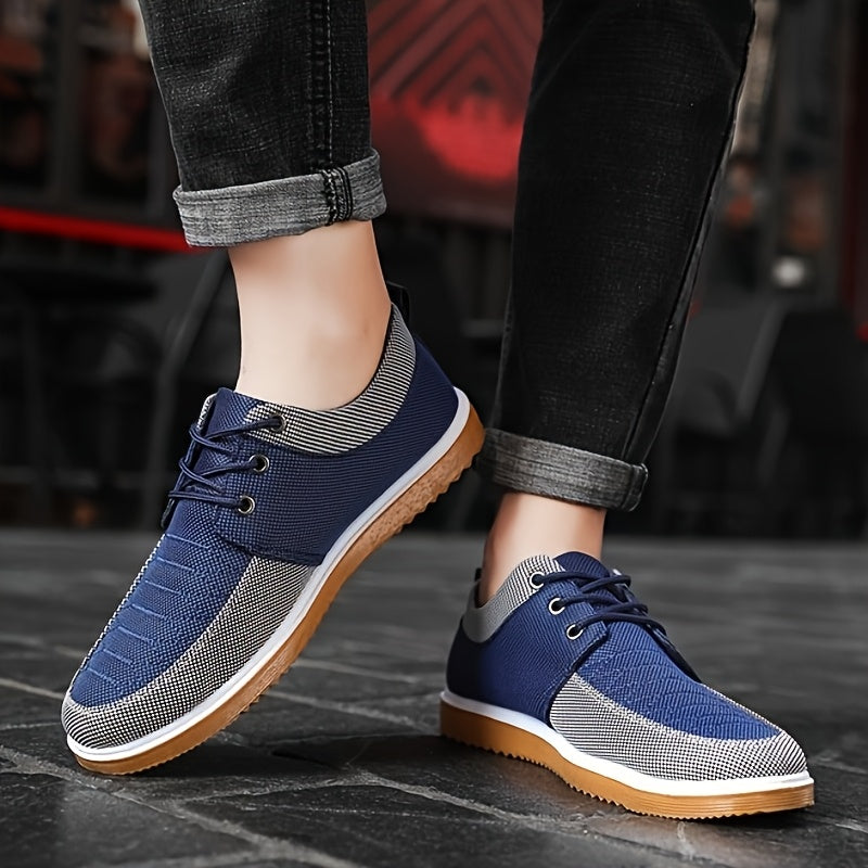 Women's Casual Lace-Up Sneakers Breathable Fabric Rubber Sole