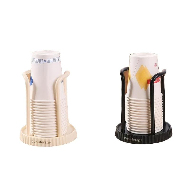 Plastic Disposable Cup Holder for Desktop Organization and Cup Removal