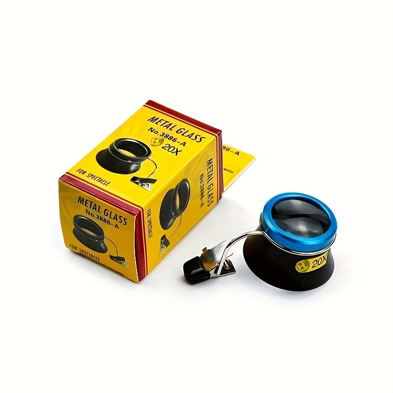 Lightweight Alloy Loupe for Watch Repair and Precision Work 5X 10X 20X Magnification
