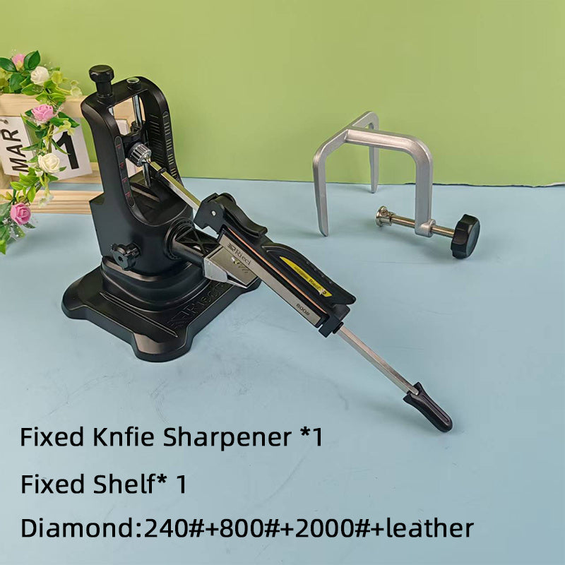 Tez tizim va bardoshli metall konstruktsiyaga ega sozlanadigan professional pichoq silliqlash mashinasi