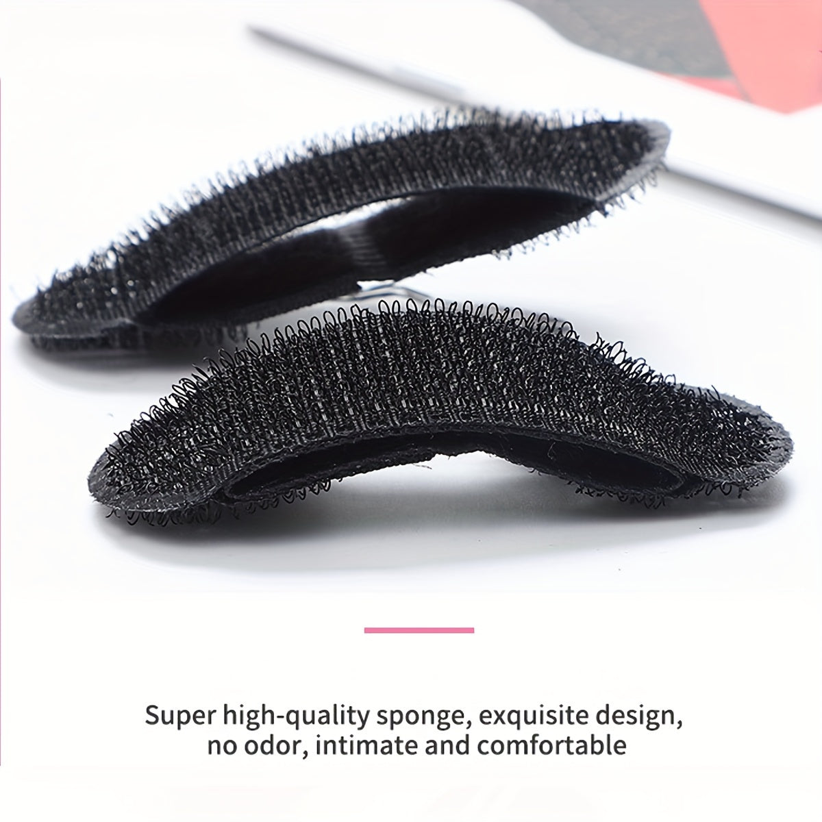 Women Hair Volumizing Clips 2-Pack Seamless Root Fluffing Styling Boost Pads