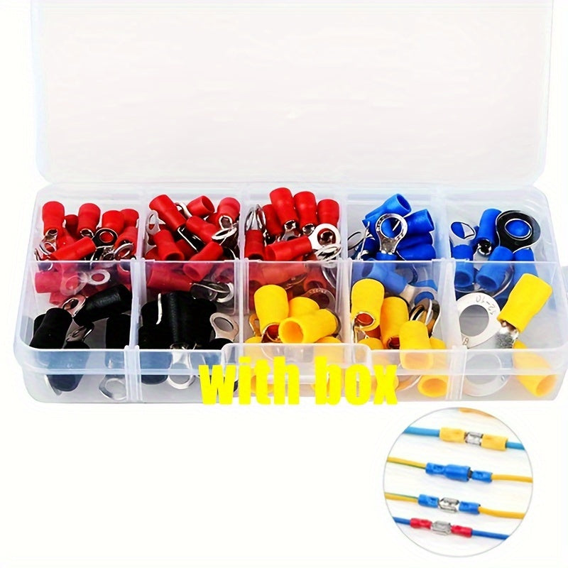 Universal Electrical Crimp Terminal Set 102pcs Assorted Wire Connectors