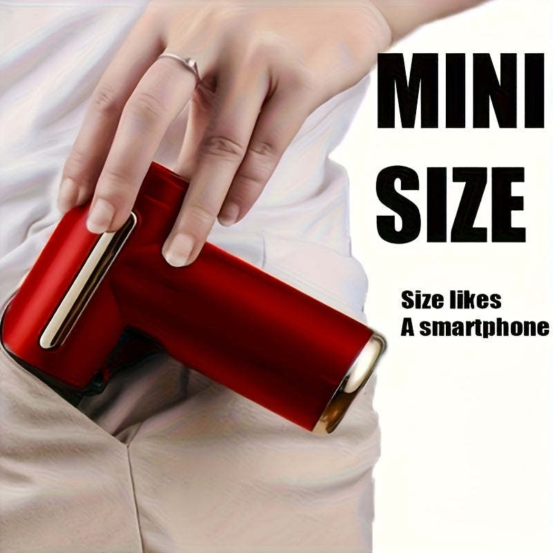 4 ta almashtiriladigan boshli mini massaj quroli va 6 ta rejim, turli ranglarda USB orqali zaryadlanadi - Otalar kuni va Sevgi kuni uchun ideal sovg'a.