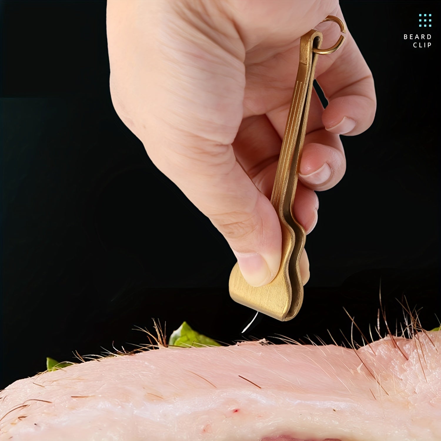 Pinzas de acero inoxidable unisex de oro para depilación de precisión y cuidado personal