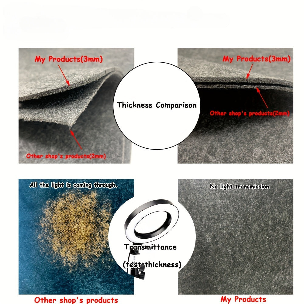 Organizador de interior de coche, caja de almacenamiento plegable en negro y gris con gancho y bucle