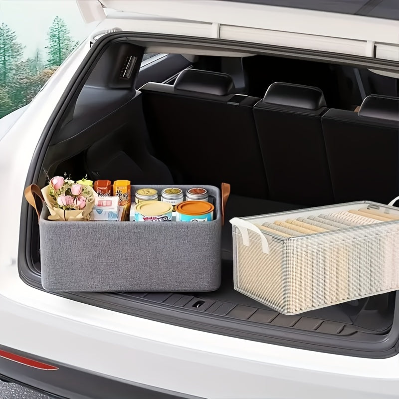 Большая складная коробка для хранения со стальной рамой, водонепроницаемая, устойчивая к царапинам, 26 л