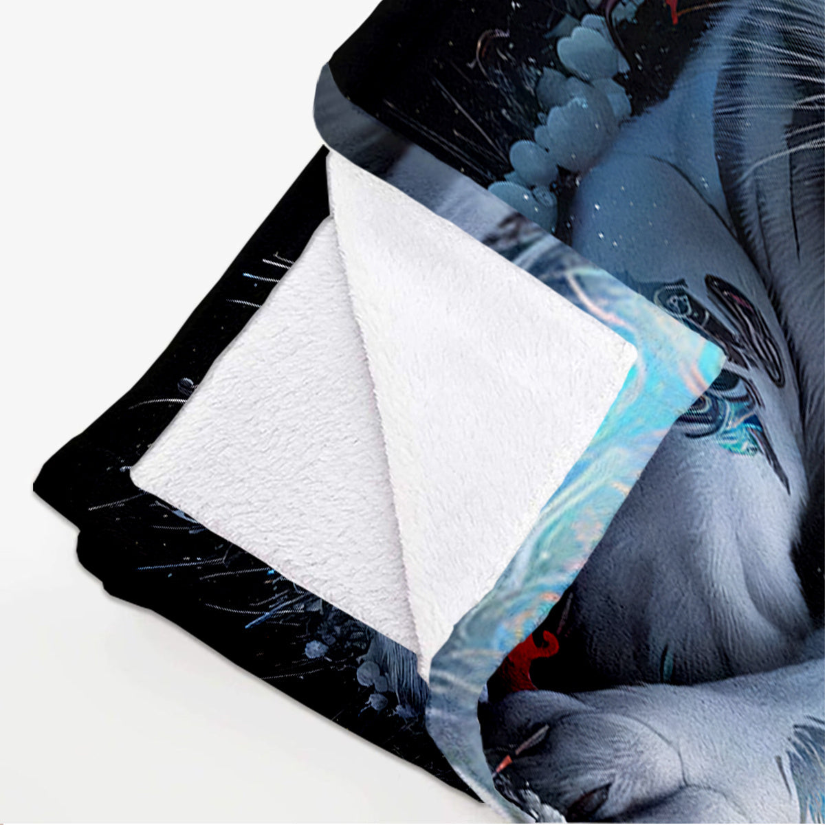 White Tiger Design Blanket for Bed Towel Nap Leisure Lightweight Soft