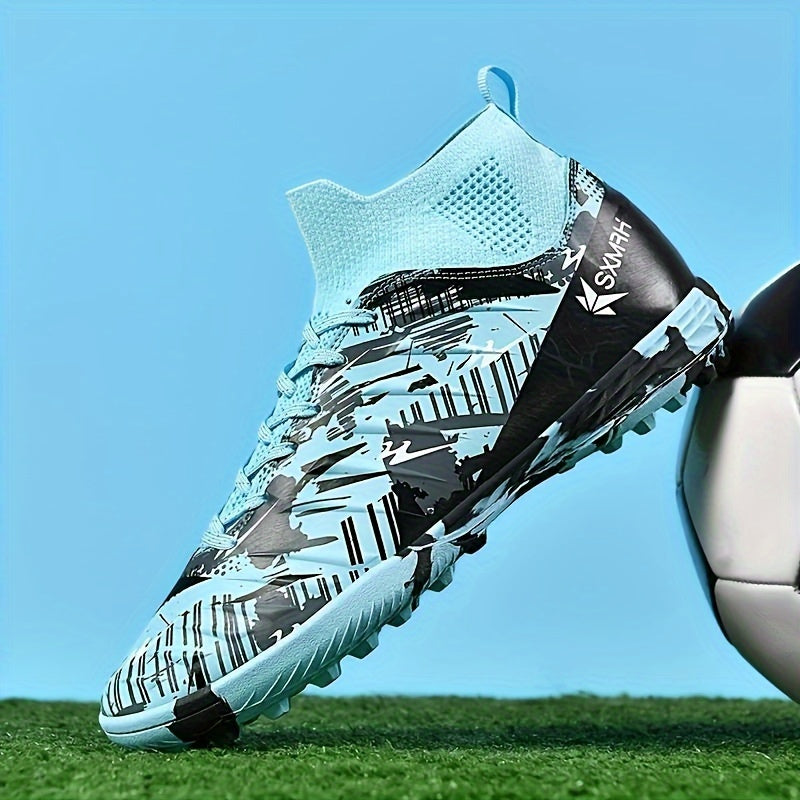 Boys Casual Soccer Cleats All-Season Low Top Fabric Upper Rubber Sole