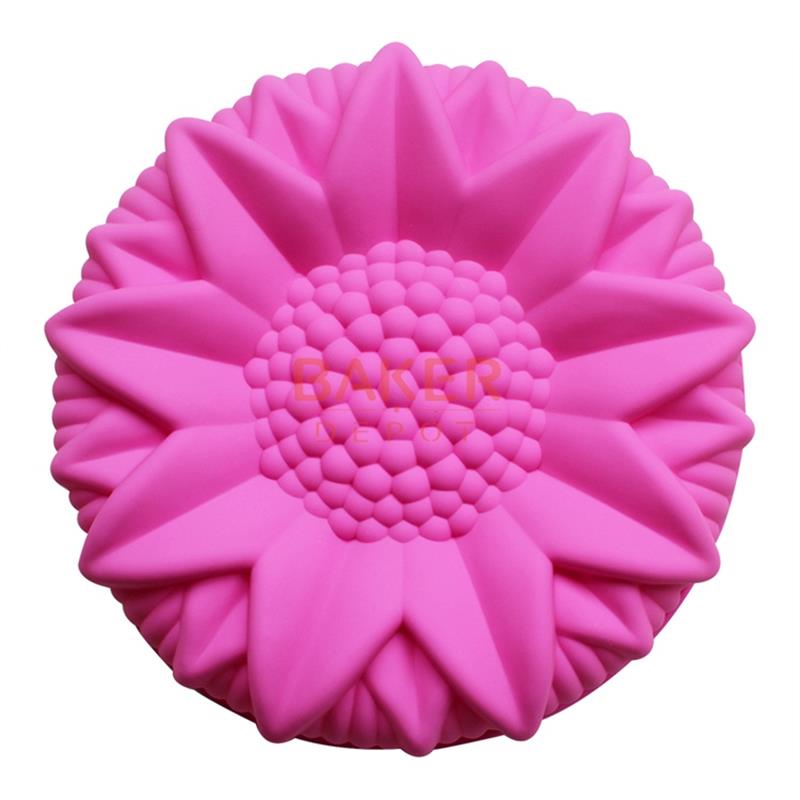 10 Inch Large Flower Silicone Mold for Sunflower Cake Baking Tool Heat Resistant