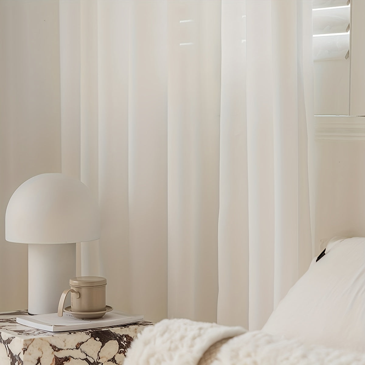 Белая пряжа занавеска - идеальное оконное оформление для балкона, спальни, офиса, кухни, гостиной, кабинета или домашнего декора