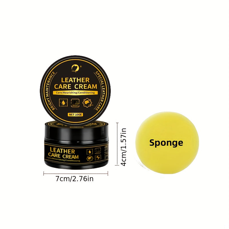 Крем для ухода за кожей внутри автомобиля 100 г для восстановления панели приборов и подушек сидений