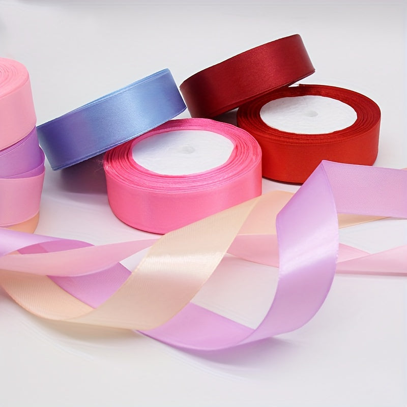 Satin Ribbon 2.5cm Wide 25 Yards Long for Gift Wrapping Wedding Decoration
