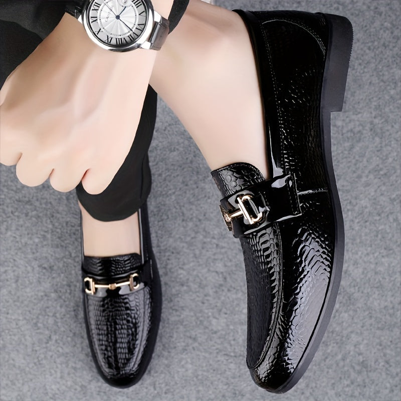 Мужские мокасины из кожи с нескользящей подошвой, винтажные, с круглым носком, повседневные, легко надеваются, для весны и лета