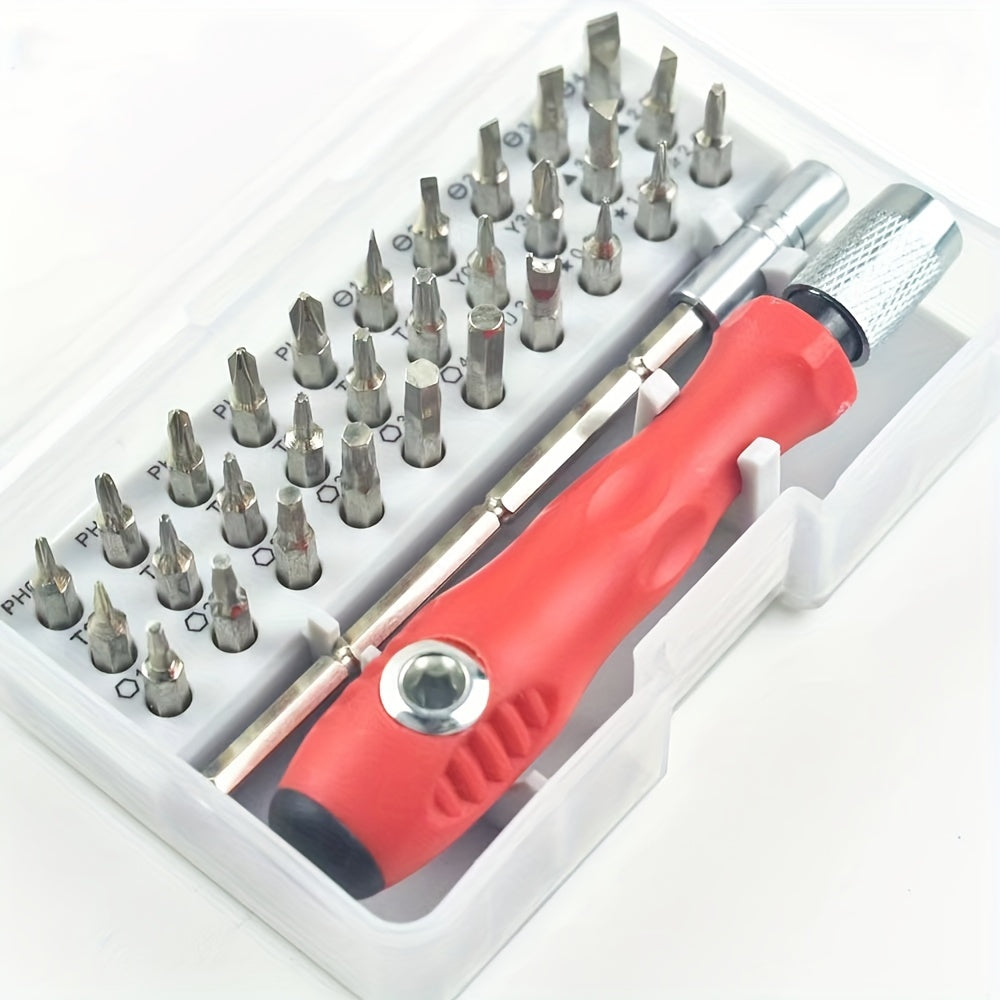32-in-1 Electronic Repair Tool Set with Screwdriver and Pliers