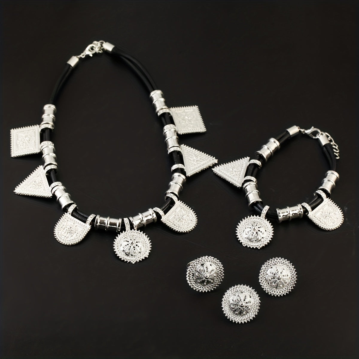 Ethiopian Gold Jewelry Set for African Bridal Wedding Habesha Style