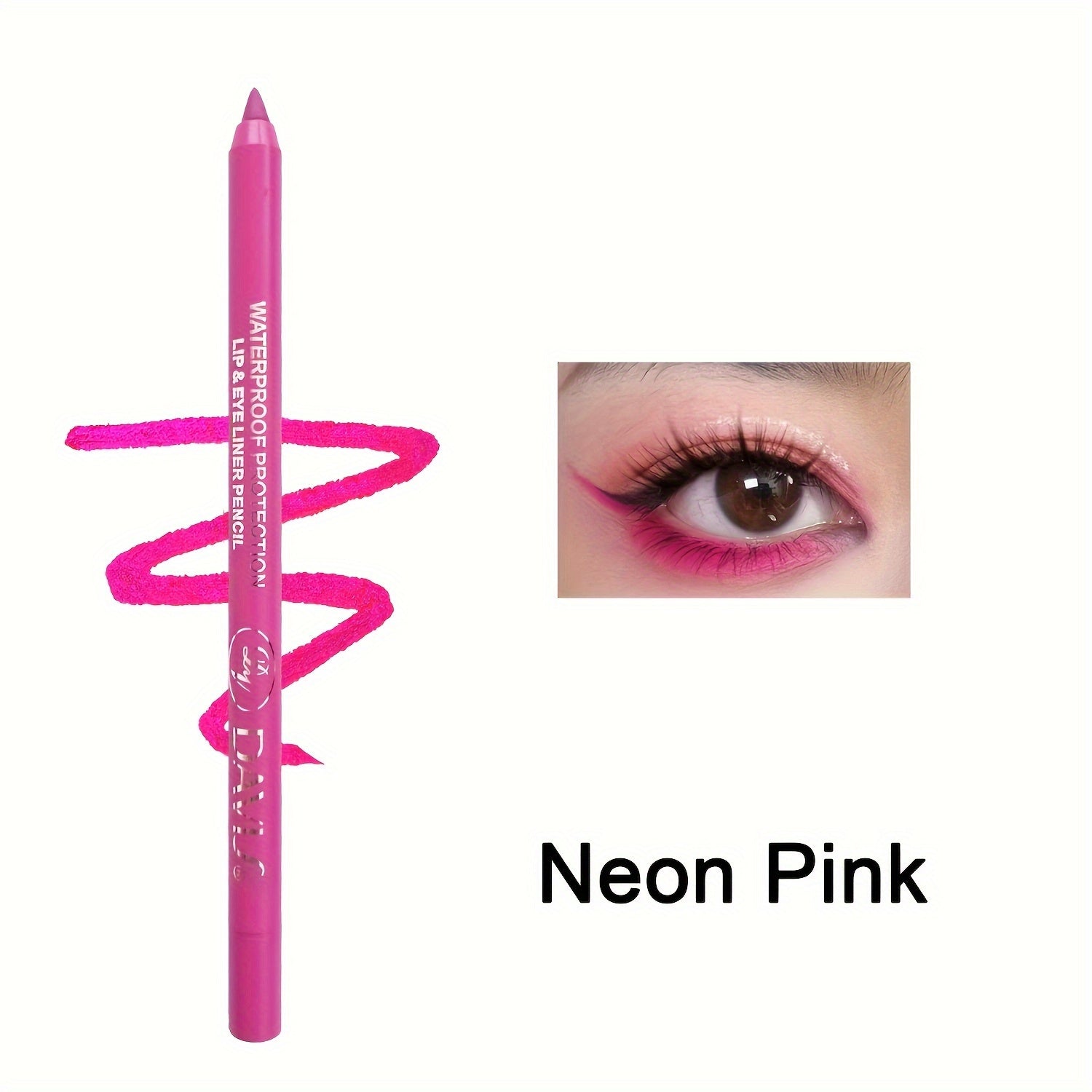 Women Long-Lasting Smooth Glide Eyeliner Pencil Colorful Eye Makeup