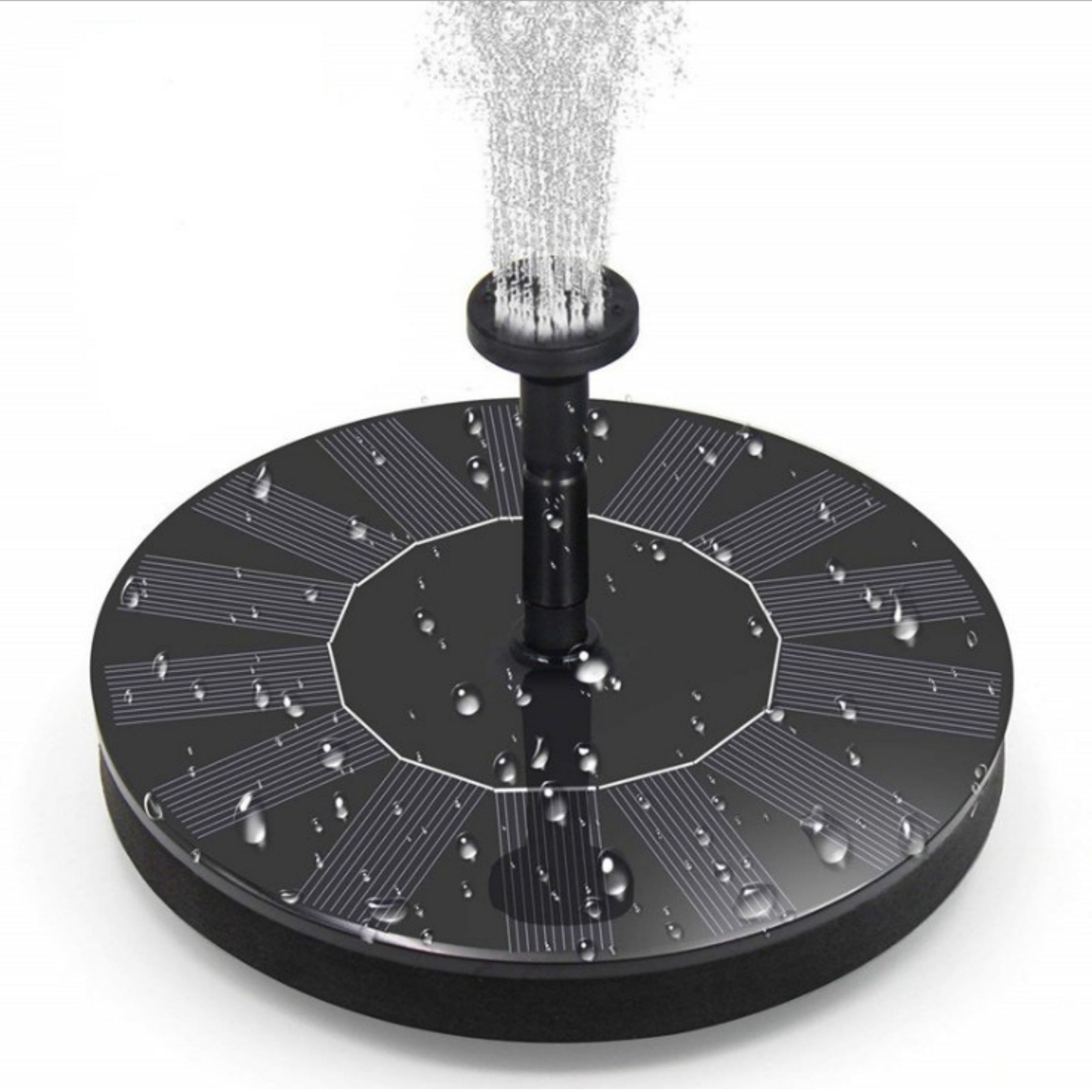 Solar Powered Water Fountain Pump for Pond Pool Bird Bath Plastic Eco-Friendly