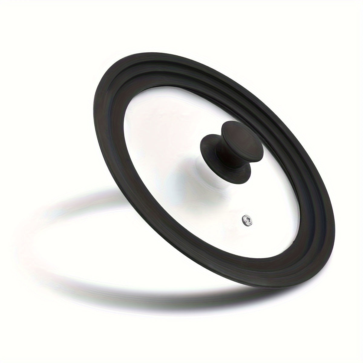 Черные универсальные силиконовые крышки: подходят для посуды, стеклянных крышек на сковородах, кастрюлях, сковородах, чугунных кастрюлях, мультиварках.