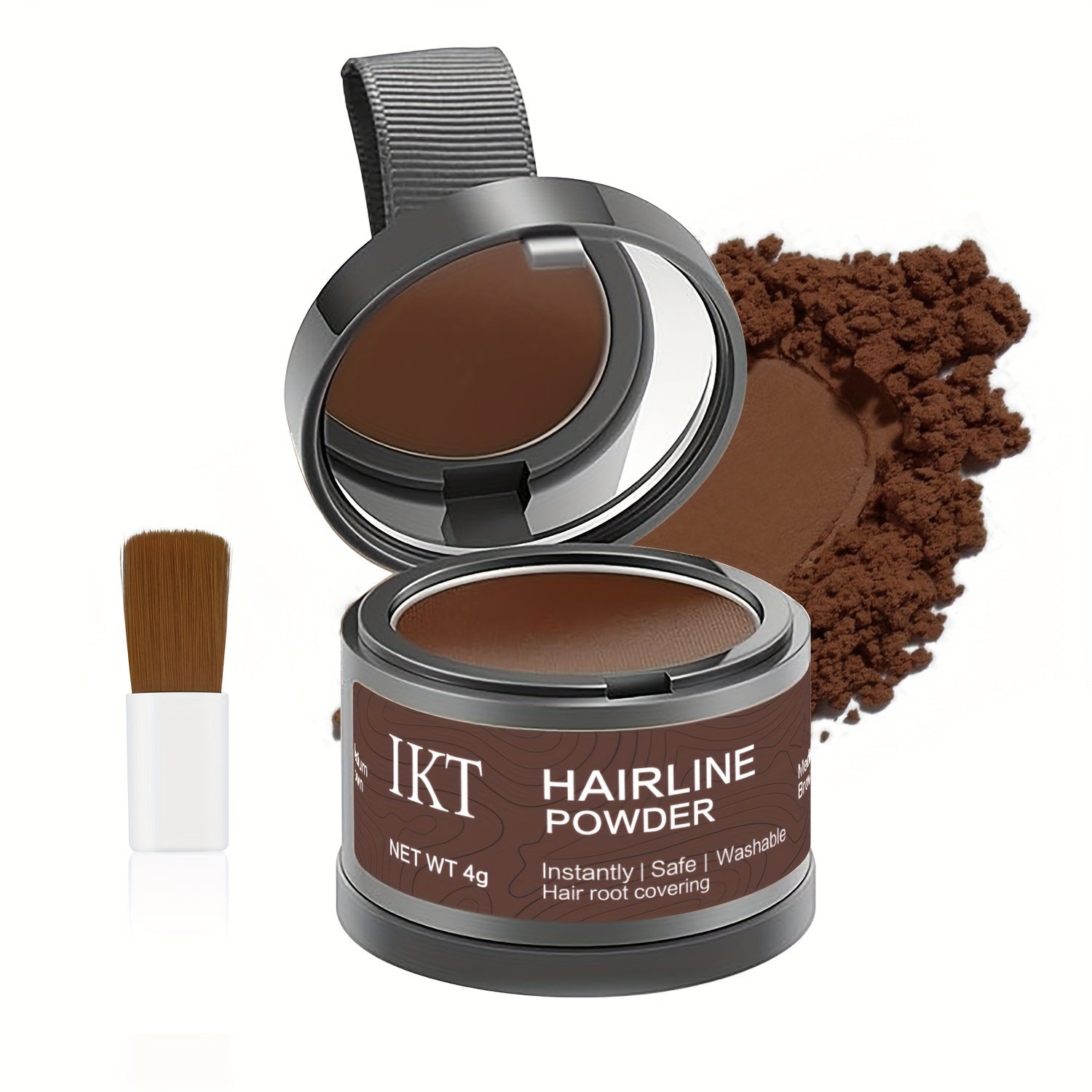 Unisex Hairline Powder Thinning Hair Root Concealer Portable Plastic Powder