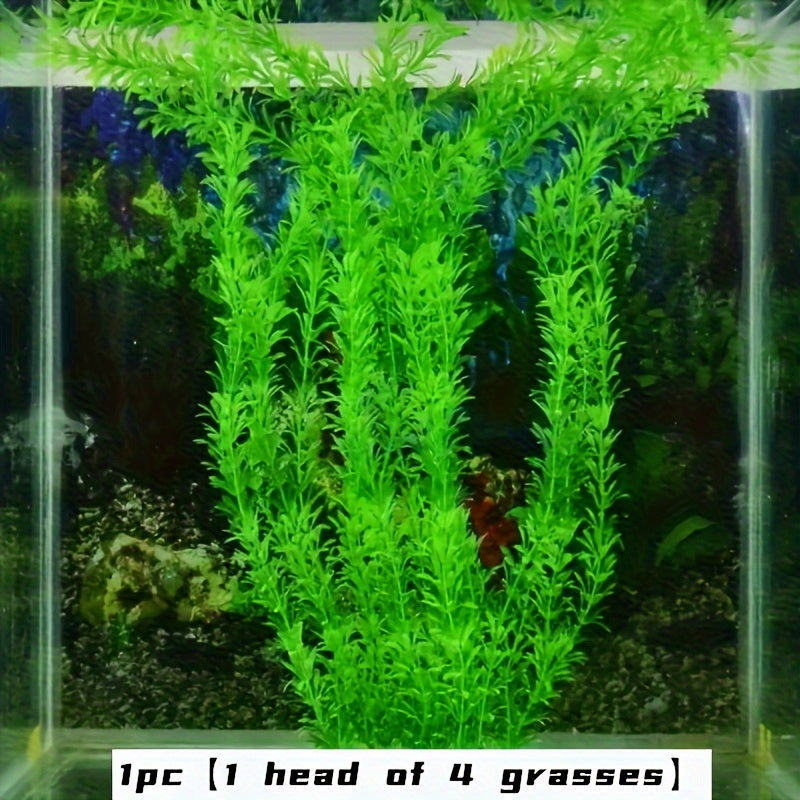 Durable ABS Resin Water Grass Aquarium Decor for Fish Tank