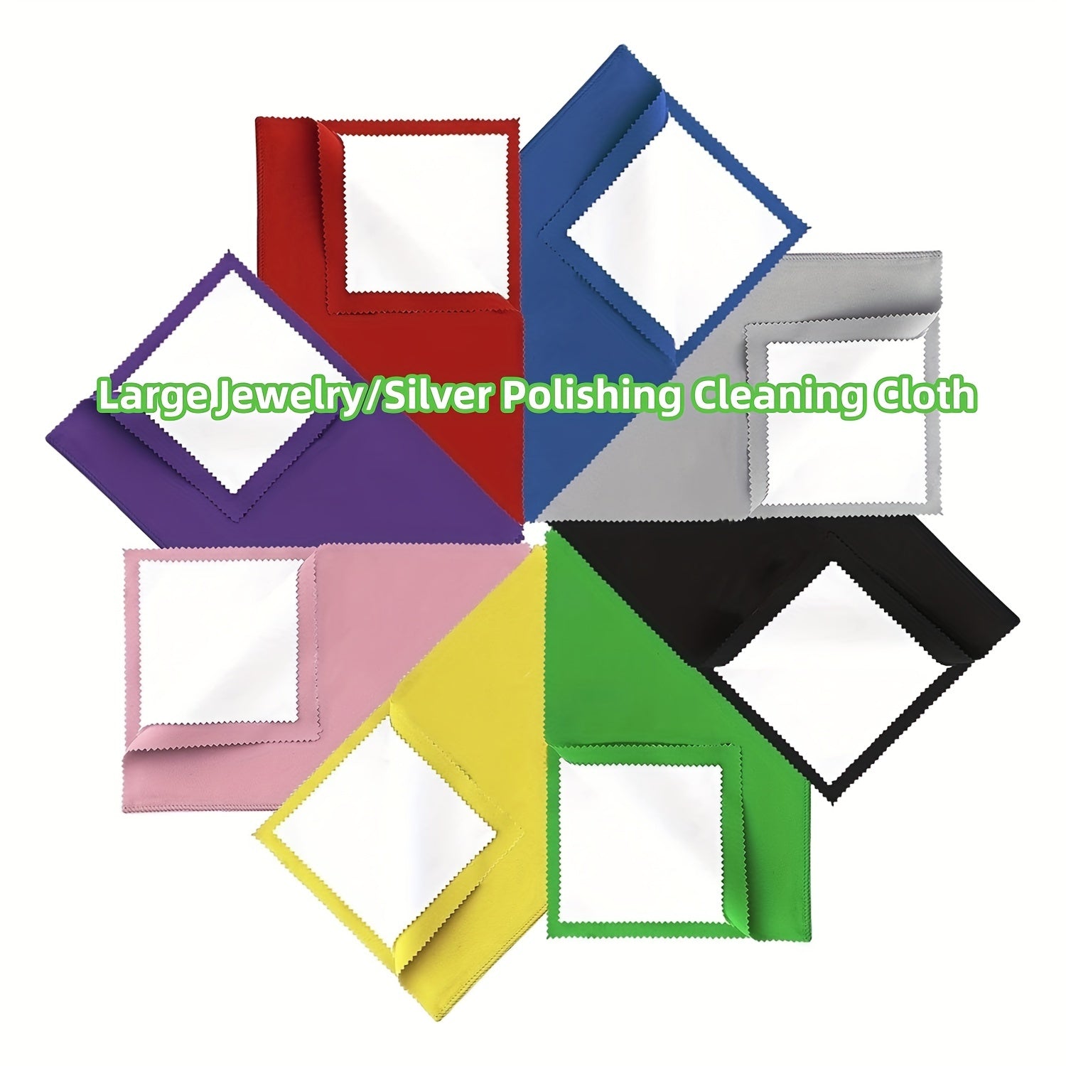 Jewelry Cleaning Cloth Large Polishing Cloth for Gold Silver and Tableware