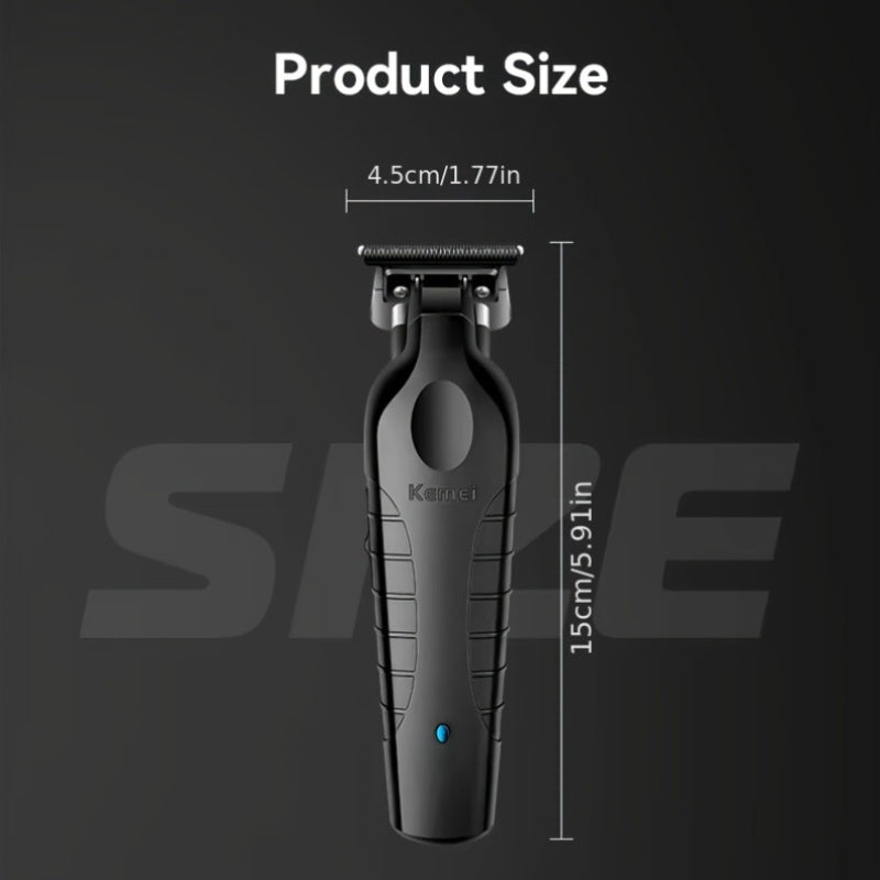 Cortapelos inalámbrico recargable, carga rápida, cuchillas de precisión, uso en hogar y salón, negro