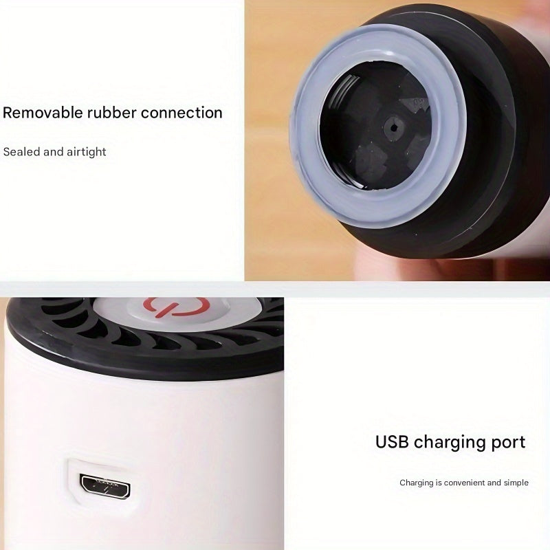 Portativ vakuum yopish mashinasi, USB orqali quvvatlanadigan elektr pompasi, 800mAh litiy batareyasi, qayta ishlatiladigan yopish sumkalar