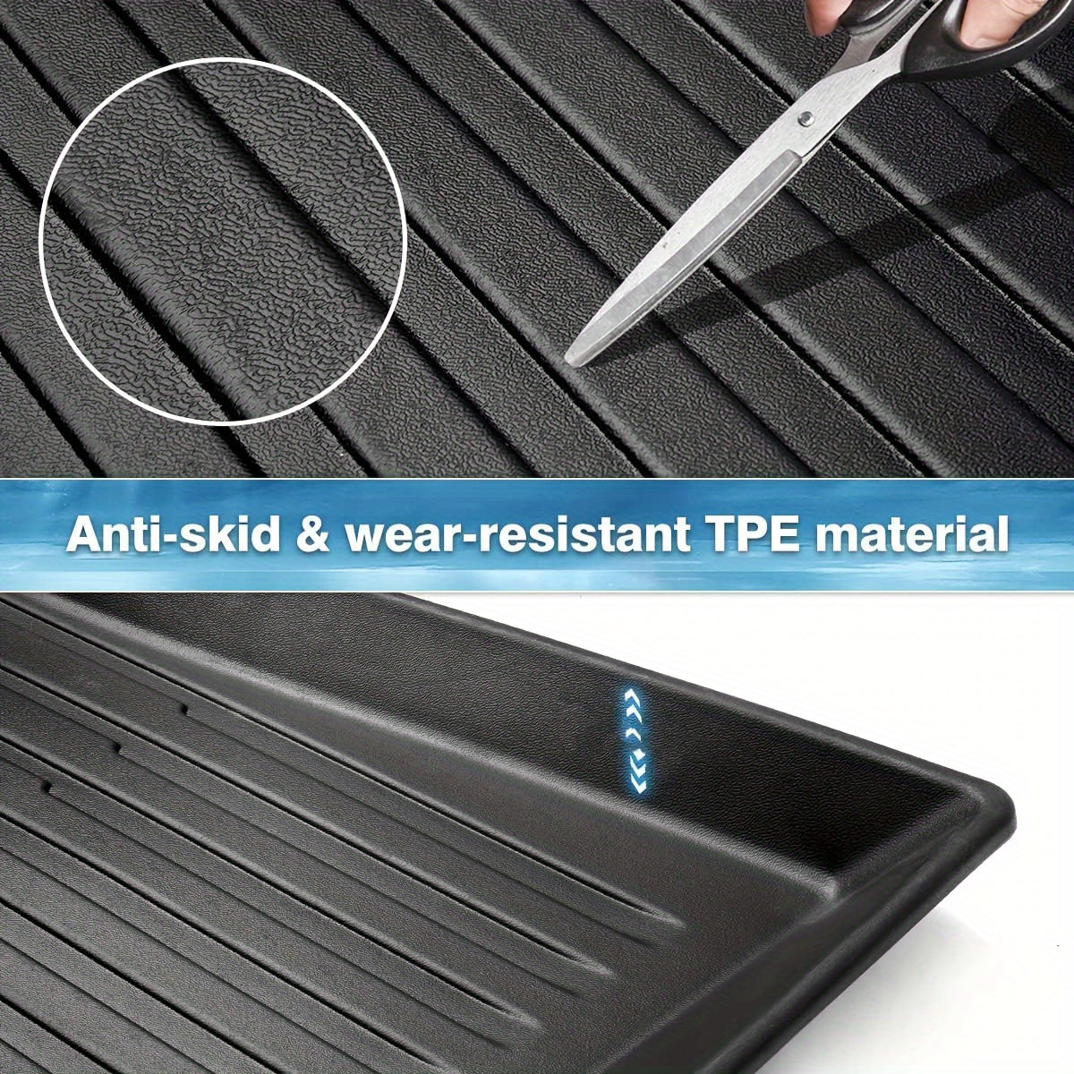 Car Floor Mats Set for Tesla Model 3 Highland 2024 All-Weather TPE 3D