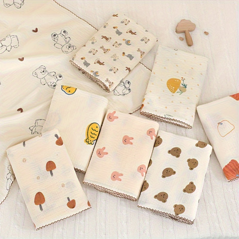 Bolalar uchun mo'ljallangan yumshoq ikki qatlamli gazli o'ralgan ko'ylak - Kichkintoylarga qulaylik va g'amxo'rlik taqdim etish uchun ideal, qo'l bilan yuvish tavsiya etiladi.