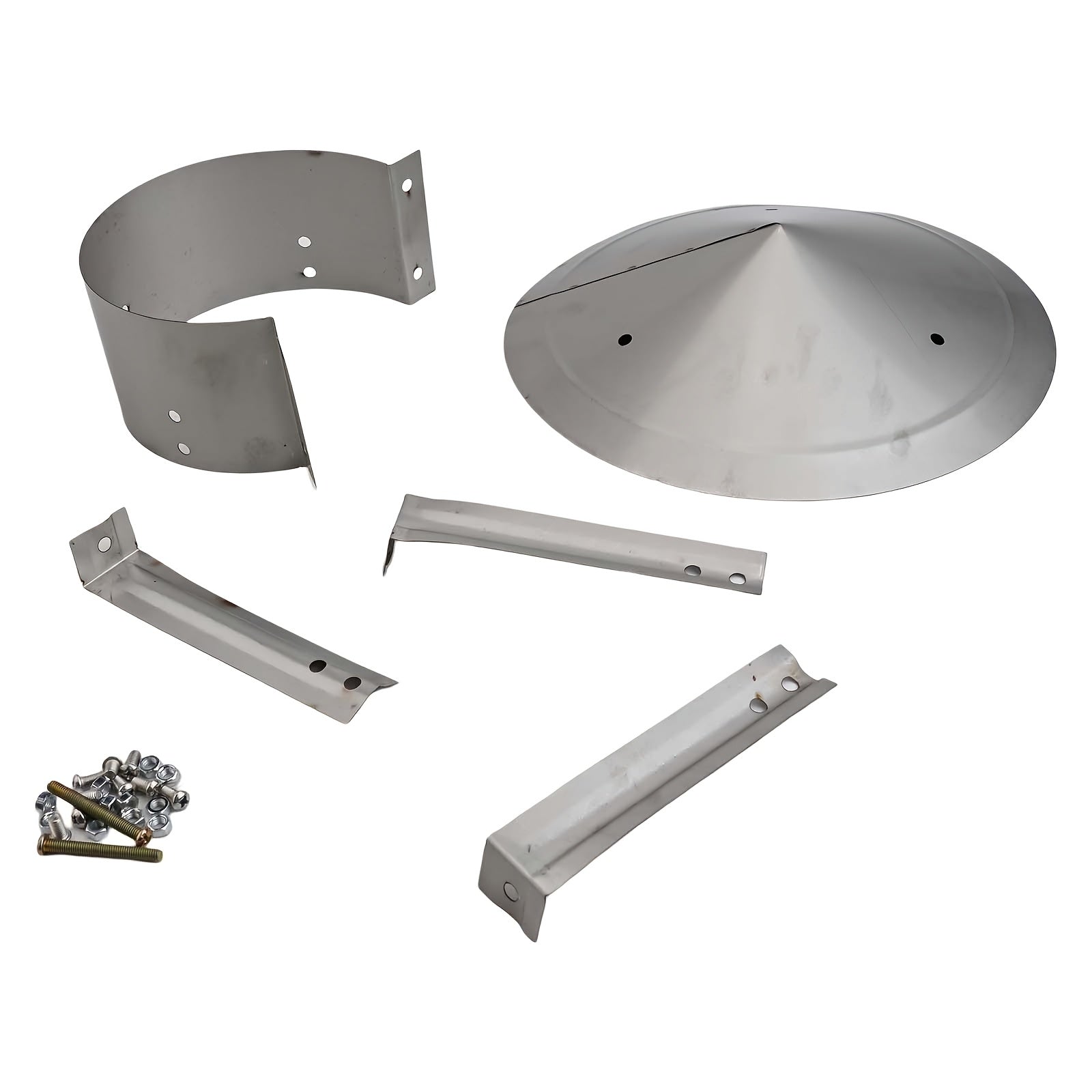 Stainless Steel Mushroom Chimney Cap for Fireplaces Rainproof Stove Pipe Cover