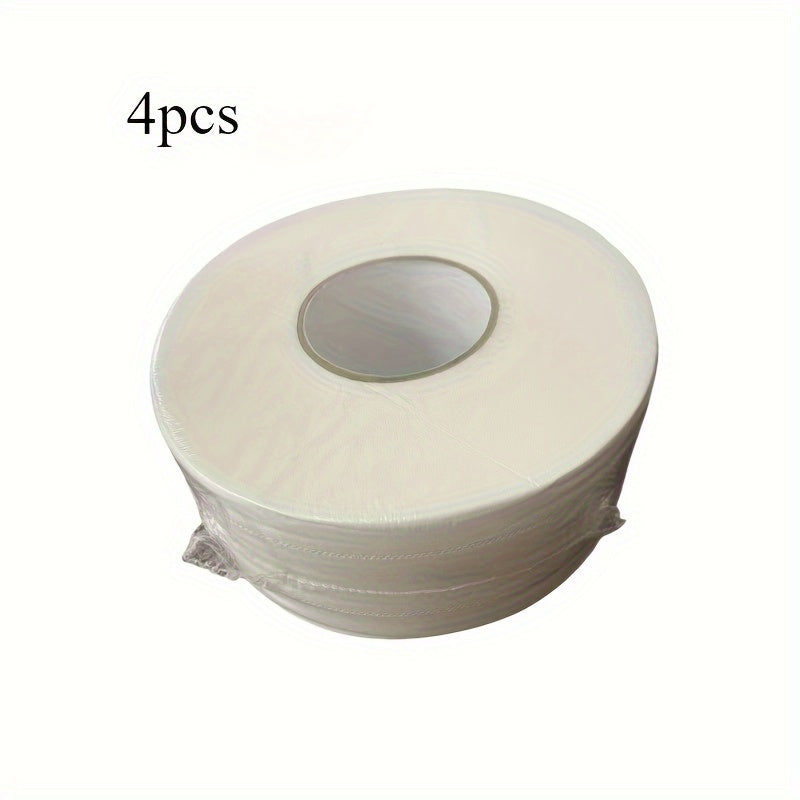 Оптовая упаковка туалетной бумаги с необработанным деревянным сердечником, доступна в упаковках по 4 или 6 штук, идеально подходит для уборки в доме, на кухне и в ресторане, без красителей.