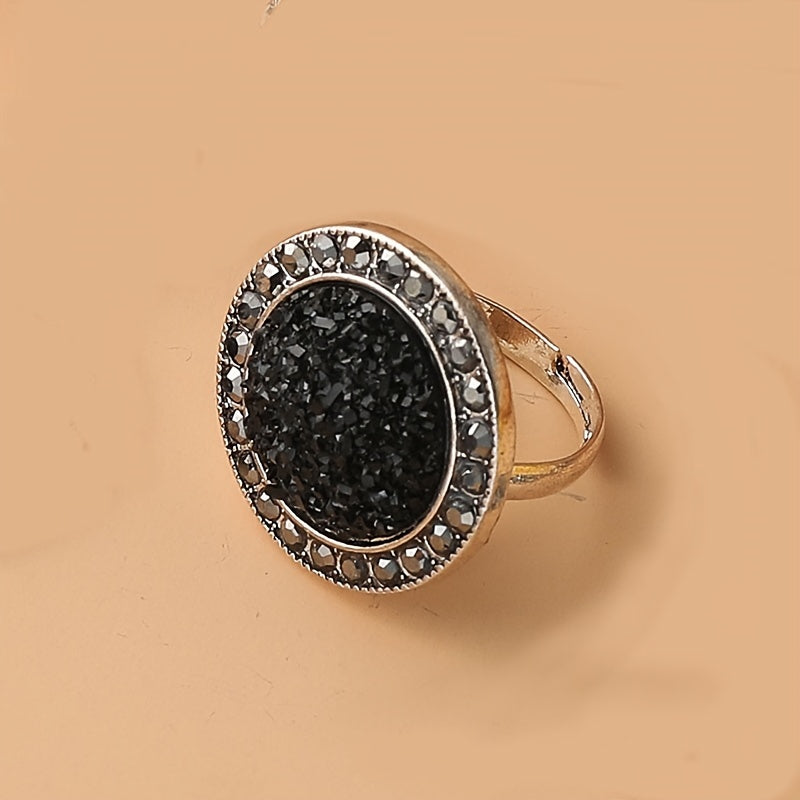 Women's Geometric Jewelry Set Necklace Ring Earrings Bracelet Imitation Gemstone