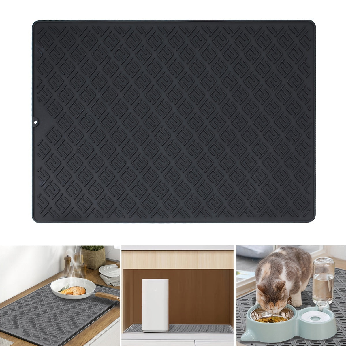 Extra Large Silicone Stove Top Cover Mat 71x51cm Heat Resistant Scratch Proof Kitchen Counter Protector