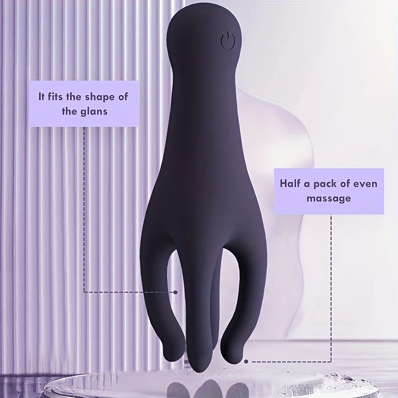 Men Silikon Vibrator Penis Trener Uzaytirish Glans Massaji Avtomatik